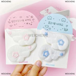 [COD] WEICHENG 1Pair Fashionable INS Style Five Pointed Star Wing Hair Clip Cute Edge Clip Bangs Clip Hairclip Ornaments Accessories Gifts