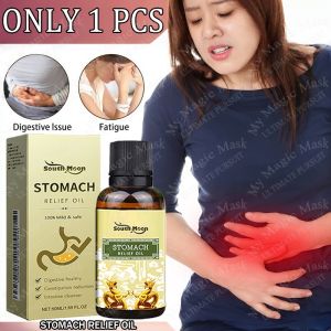 Stomach Pain Relief Massage Oil Stomach Soothing Oil Relieves Stomach Pain Abdominal Massage Oil Slimming Essential Oil Prevents Gastritis Pain - 50ml