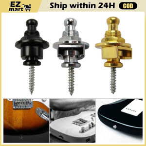 Guitar Strap Lock Buttons Quick Release Strap Locks Retainer System for Electric Bass Acoustic  Replacement Easy Fix Remove Screw