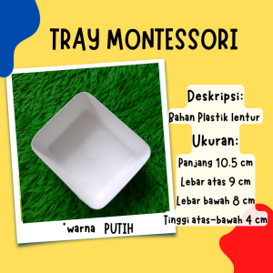 Tray Nampan Montessori 105 x 9 x 4 cm