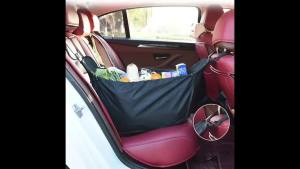 Large Capacity Car Seat Hanging Storage Bag – Foldable Washable Universal Fit Multi-Pocket Auto Interior Organizer