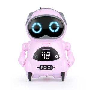 MKEB MALL Nhận dạng giọng nói Robot bỏ túi Ca hát nhảy múa Robot thông minh Robot tương tác biết nói Ghi âm Đèn LED Đồ chơi robot mini Đồ chơi trẻ em