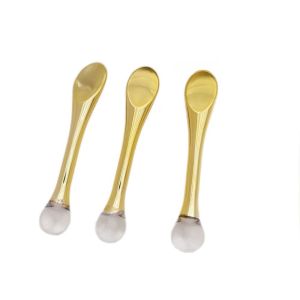 BAIXL Anti Wrinkle Acrylic DIY Cream Mixing Face Absorb Roller Eye Beauty Apparatus Cream Massage Sticks Eye Cream Applicator Skin Care Tools Cosmetic Spatula Eye Massager Stick