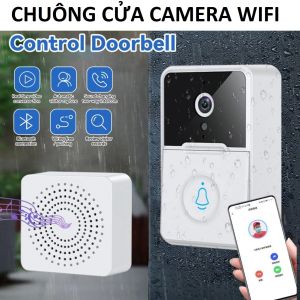 Chuông cửa thông minh Z30 - tích hợp camera báo hình ảnh Camera chuông cửa tự động báo tín hiệu về điện thoại