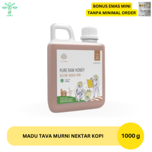 Madu Murni Asli Tava 1000gr Nektar Kopi 100% Pure Raw Honey Alami / Madu Madu murni asli original Madu asli Madu murni