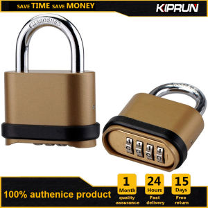 Khóa kết hợp kiprun khóa mật mã 4 tổ hợp số hợp kim kẽm khóa cổng chống nước ngoài trời ổ khóa tổ hợp khóa tủ chịu lực cao Khóa mật mã bảo mật cao 1 cái