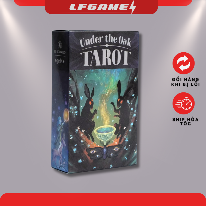Bộ bài UNDER THE OAK TAROT oracle size tiêu chuẩn Bản Tiếng Anh [MUA 2 ...
