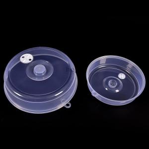 [COD] hegu Clear Microwave Plate Cover Food Dish Lid Ventilated Steam Vent Kitchen Cooking