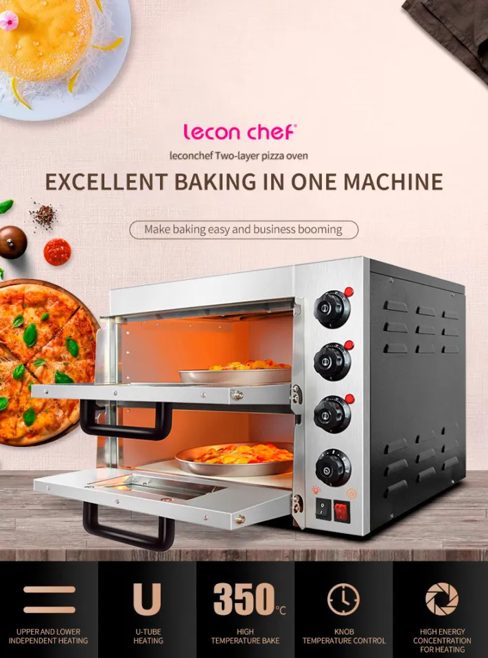 Leconchef oven 52L pizza oven commercial electric oven 3000w oven - Main Image