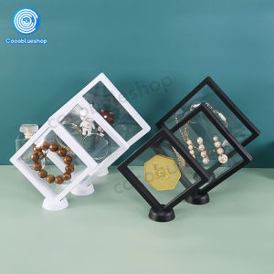 กรอบพระ กล่องใส่กรอบใส่ พระโชว์ ลอยเครื่องประดับเหรียญ กรอบพระพร้อมฐาน มีขาตั้ง ป้องกันฝุ่น หลายขนาด