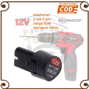Batre Cadangan Li-Ion (Litium-Ion) Batre Bor cordless 12V gtools eropa GT01 12 volt batrai