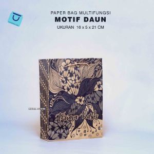 Tas Kertas Batik Paper Bag Kado Tali Kertas Uk 16x5x21 Langsung Kirim Isi 10 PCS