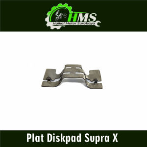 PLAT DISKPAD SUPRA X - PLAT PENAHAN KAMPAS CAKRAM DEPAN SUPRA X / 125 / KARISMA / MEGA PRO / TIGER (HARGA PER 1 PCS)