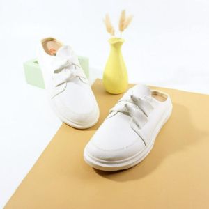 ONE LOVE Mila Sepatu Wedges Wanita Slip On Mules Ukuran 36-40 Warna Cream Biru Putih Kuning Hitam Produk Terbaru