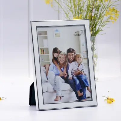 Brushed White Textured Aluminium Frame | Photo Frame | 4R-6R