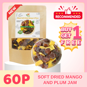 3F FOOD DELICOUS SOFT DRIED MANGO AND PLUM JAM no sugar no fat no preservatives 100g/ 250g/500g