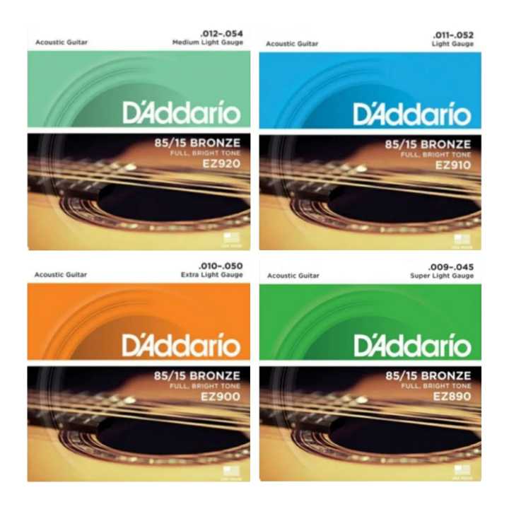 D Addario Strings Great Acoustic Bronze Guitar Strings Music