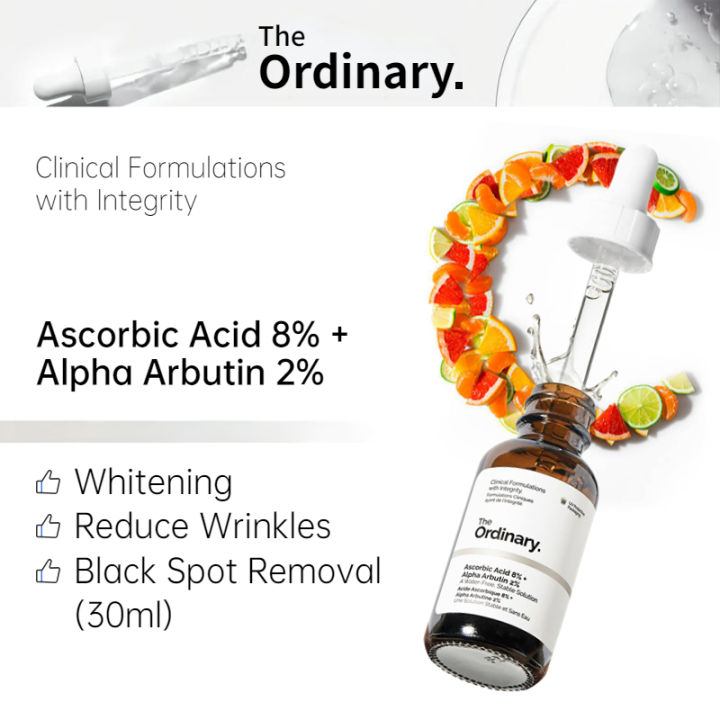 The Ordinary Vitamin C Serum Ascorbic Acid 8 Alpha Arbutin 2