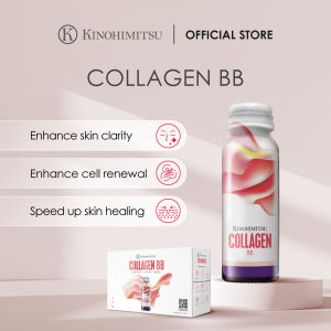 Kinohimitsu Collagen BB 1500mg 50ml (Inner Beauty Supplement 50ml - Acne Clearing Oil Control Marine Collagen Peptide)