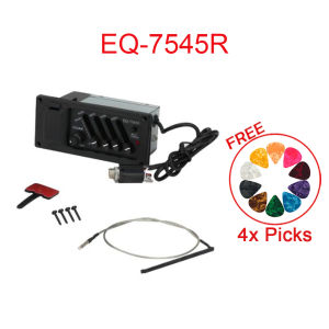 5 Band EQ Acoustic Guitar Pick Up EQ LC-5  7545R HSY-4 Equalizer Piezo EQ Pickup Gitar Akustik 吉他拾音器