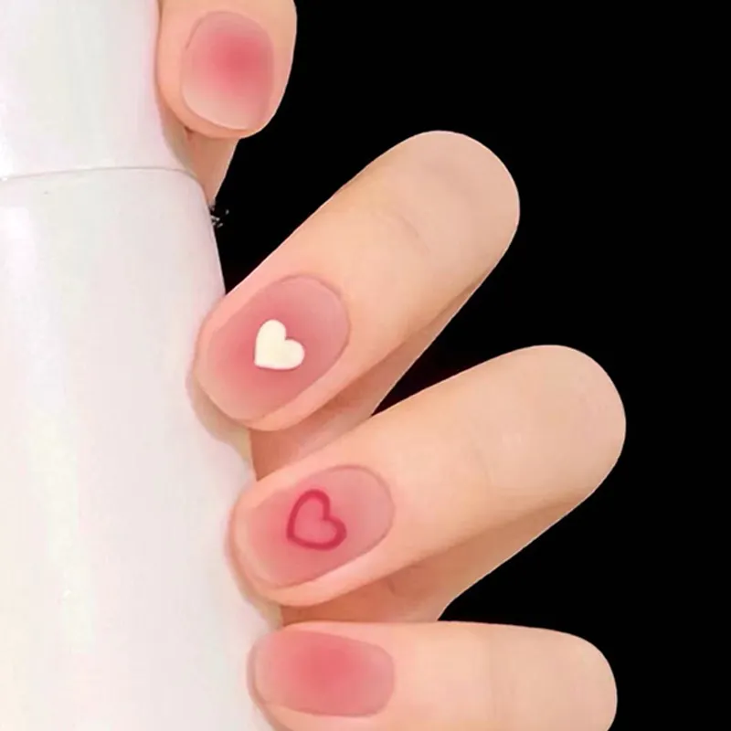 Nâng tầm phong cách của bạn với 24 chiếc Bộ móng tay giả dài hình quả hạnh màu  hồng pastel, vừa vặn hoàn hảo khi ấn vào bộ dụng cụ làm móng