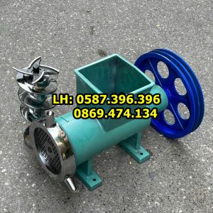 Cối đùn thịt xay nghiền xương gà xay cá 52 gang lõi inox 304