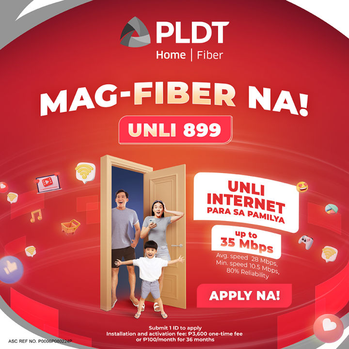 PLDT Fiber Unli Plan 899 Application | Lazada PH