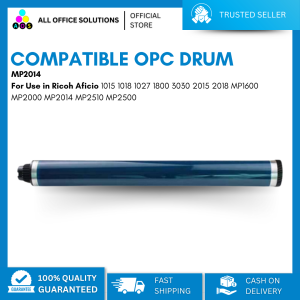 AOS OPC Drum Compatible for Use in Ricoh MP2014 MP2014AD MP2014C MP2014HS MP2000 MP2550 MP3025 MP2852 MP3553 MP1600 SERIES