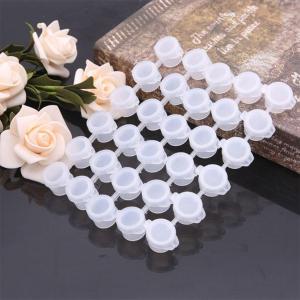 Isi10 Pot Cat Plastik 3ml X 6cup Empty Cup Paint Tabung Tempat Cat Wadah Tabung Tempat Cat Akrilik Perlengkapan Menggambar