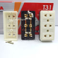 Ổ Cắm Điện 3 Lỗ Gắn Tường Gắn Táp Lô T31 SOPOKA. 