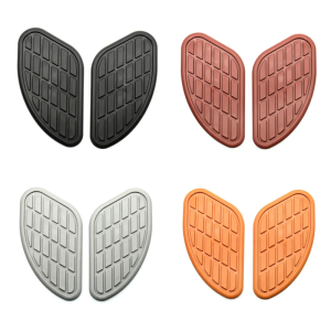 Universal Motorcycle Tanks Pads Rubber Protectors Rubber Motorcycle Tanks Pad Pair for Vintage Style Fuel Tanks & Knee Grip