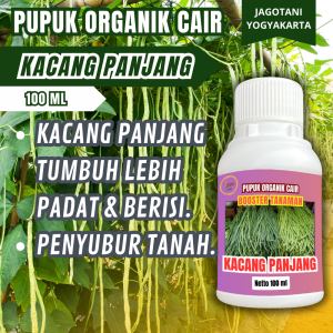 Pupuk Organik Cair Kacang Panjang 100 Ml Booster Pemicu Pelebat Tanaman Subur By Jagotani Yogyakarta