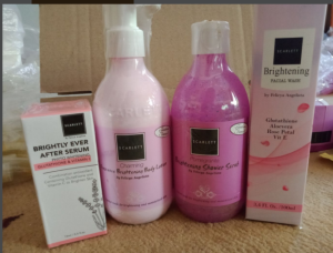 scarlett whitening 4 in 1 / scarlett whitening 1 paket lengkap /scrlett whitening