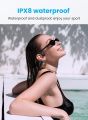 Bone Conduction Headphones, Wireless Bluetooth Swimming IPX8 Waterproof Headset, for Running, Cycling, Workouts and Driving, Sports Headset. 