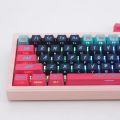 คีย์บอร์ด2077 Cyberpunk Keycap ด้านข้างสลักลายรองเท้าฟุตบอล129คีย์ PBT โปรไฟล์เชอร์รี่ PBT การระเหิดห้าด้านสำหรับสวิตช์ MX เชอร์รี่คีย์บอร์ดแบบกลไก DIY ปรับแต่งตามสั่ง RK IKB. 