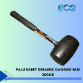 Palu Keramik Ergonomis Gagang Besi Lapis Karet 300gr untuk Keramik & Batu. 
