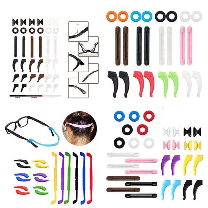 eyeglasses ear hooks Men Soft Anti-Slip Women Eyeglasses Holder Kids ...