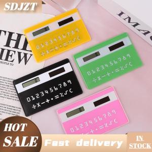 SDJZT Năng Lượng Mặt Trời 8 Chữ Số Máy Tính Sinh Viên Mini Máy Tính Xách Tay Mỏng Máy Tính Văn Phòng Phẩm Toán Học Đồ Chơi Trường Điện Tử Máy Tính