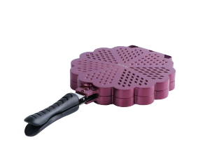 Cetakan waffle hati bahan teflon NUPON - waffle maker -ANTI LENGKET