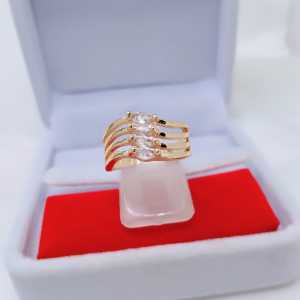 Cincin Wanita Aksesoris Fashion Awet Tahan Lama Anti Karat Cocok Untuk Harian G9-9E