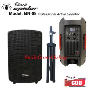Professional Active Speaker BlackSpider Model BN-15  BN-12  BN-10  BN-08 Bonus Tripot