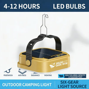 Solar LED Camping Light Camping Gear 6 Light Modes Waterproof USB Rechargeable Tent Lantern