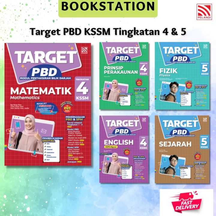 [BS] Pelangi Buku Latihan 2025 Target PBD (KSSM) Tingkatan 4 & 5 Modul ...