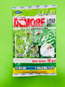 Fungisida Sistemik DEMORF 60WP isi 5gr 50gr dr Cap Kapal Terbang F