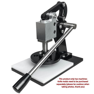 Manual Die Cutting Machine for Leather & Fabric Small Hand Press Stamping & Punching Tool for Sample Making