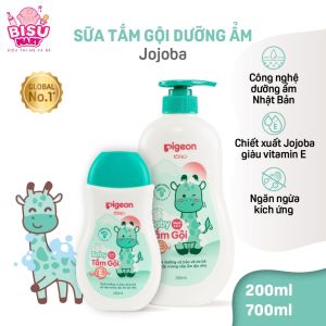 Combo Sữa tắm gội toàn thân cho bé Pi.geon 2 in 1 700ml 200ml