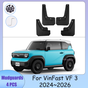 4 Miếng Chắn Bùn Bánh Trước Và Bánh Sau Phụ Kiện Bảo Vệ Fender Chống Bắn Nước Cho VinFast VF 3 2024 ~ 2026 2025