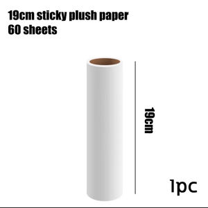 10/16/19/24CM Roller Sticker Paper Core Refill / Sticky Hair roller Replacement Isi Semula Teras Kertas Pelekay Effectively Pick Up Lint and Hair