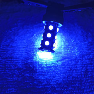 Bola Lampu Rem LED Cucuk 12V K2 T20 AOSZX Bola Stop Soket Cucuk 18 mata Kedip Blitz Diam (per SET)