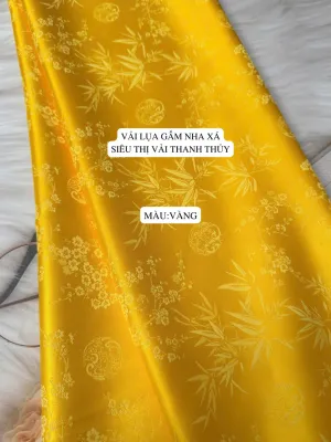 TỔNG HỢP VẢI LỤA GẤM NHA XÁ CAO CẤP – THÊU NỔI – MẪU MÃ MỚI CẬP NHẬT LIÊN TỤC